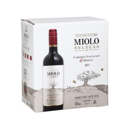 Vinho Box Miolo Seleção Cabernet Sauvignon + Merlot 3L