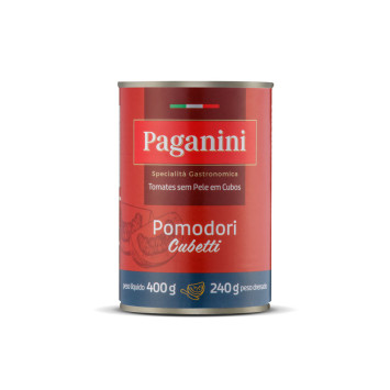 Tomate Pelado Pomodori Cubetti Paganini 400g