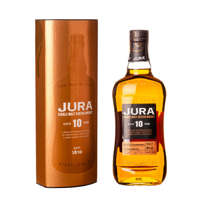 Whisky Jura 10 anos Single Malt Scotch 700ml