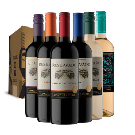 Kit Vinho Concha y Toro Reservado c/ 6 garrafas