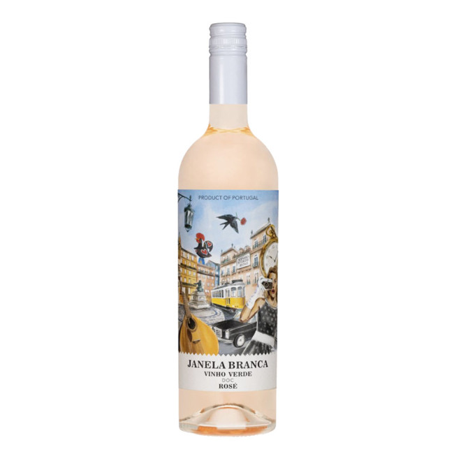 Vinho Janela Branca Rosé Vinho Verde DOC 750ml