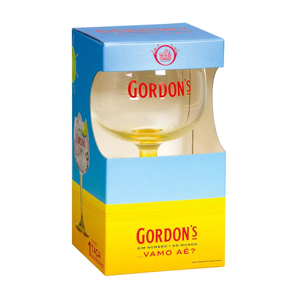 Taça Gordon's para Gin Yellow 600ml
