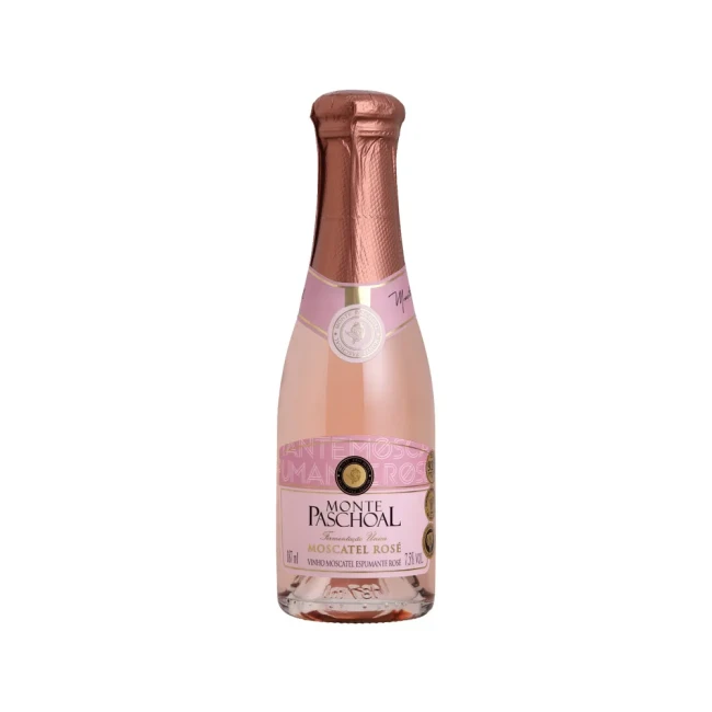 Mini Espumante Monte Paschoal Moscatel Rosé Baby 187ml