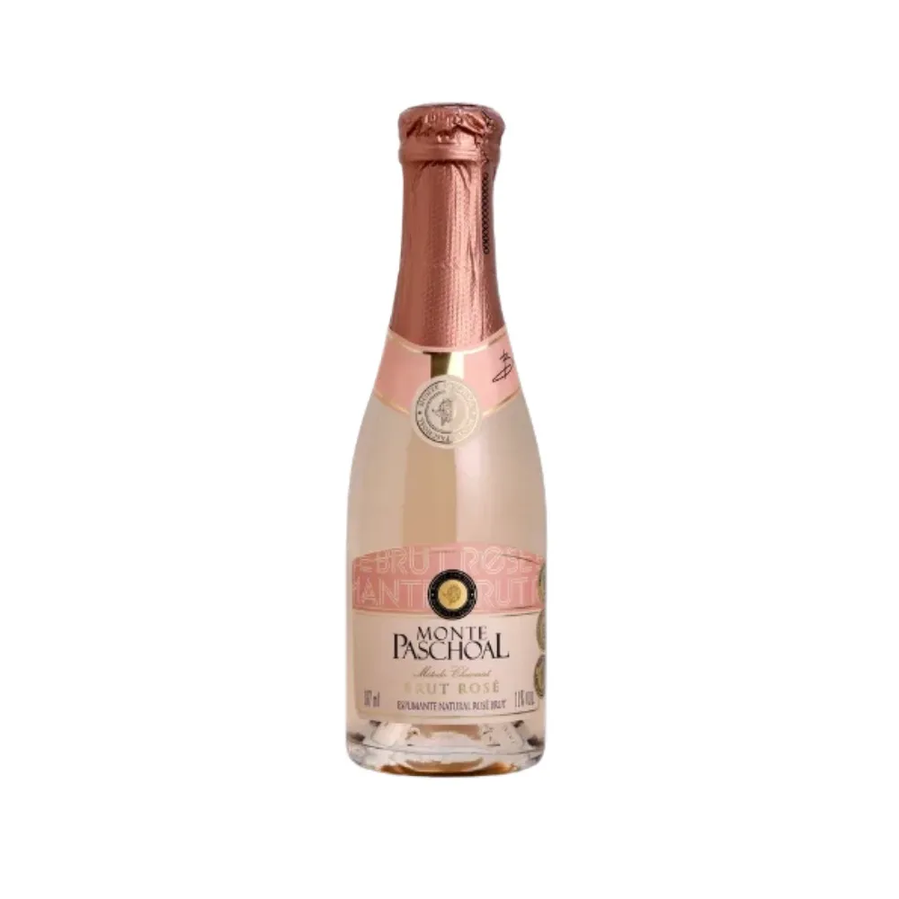 Mini Espumante Monte Paschoal Brut Rosé Baby 187ml