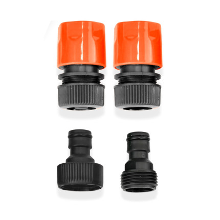 A01011 - Conjunto para mangueira - esguicho - 5 peças - 1/2"