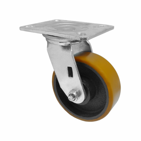 A08554-G - Rodízio de poliuretano moldado 514 - 5" - giratório