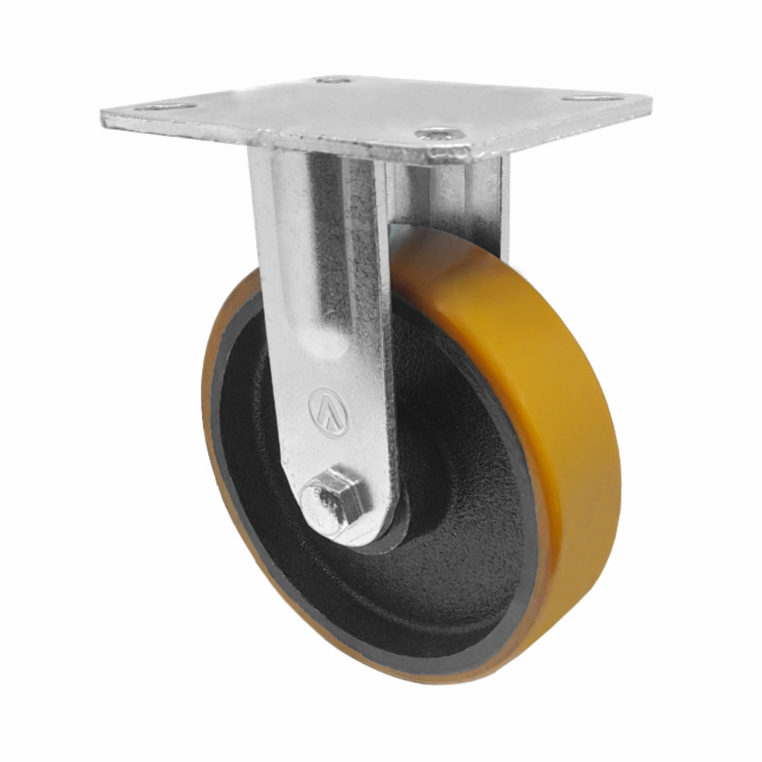 A08564-F - Rodízio de poliuretano moldado 614 - 6" - fixo
