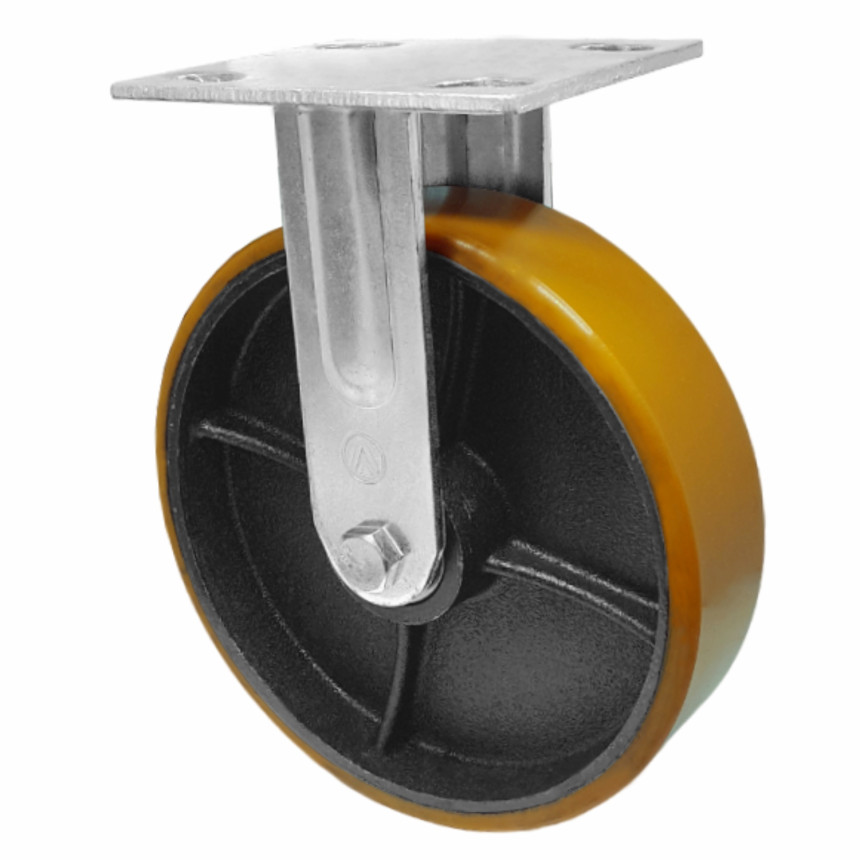 A08582-F - Rodízio de poliuretano moldado FS 82 PU - 8" - fixo