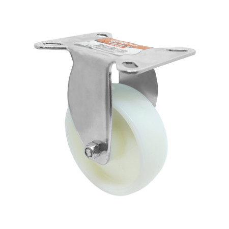 A09342-F - Rodízio de nylon - 4" - fixo