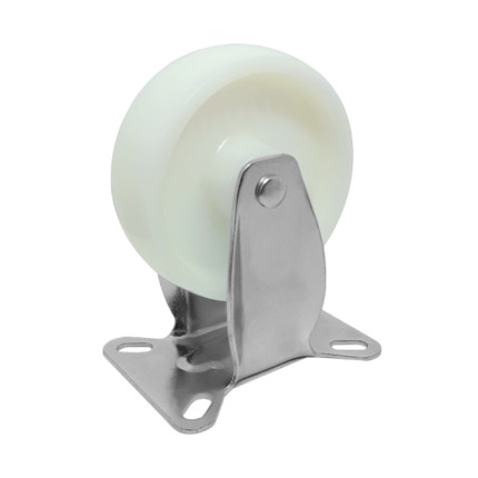A09342-F - Rodízio de nylon - 4" - fixo