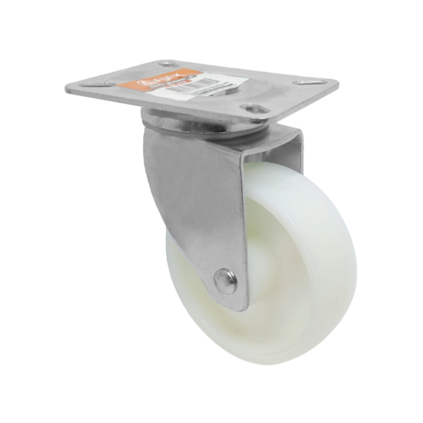 A09342-G - Rodízio de nylon - 4" - giratório