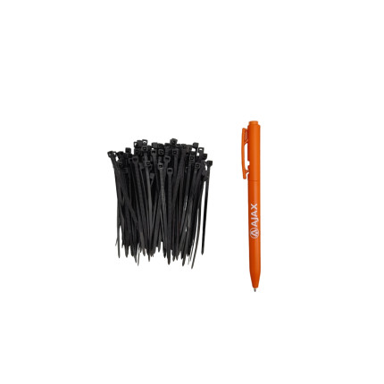 A11026 - Abraçadeira de nylon - 80 X 2,5 mm - preta