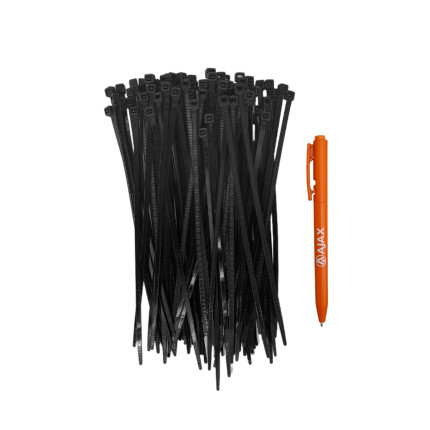 A11034 - Abraçadeira de nylon - 180 X 3,5 mm - preta