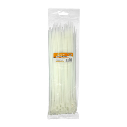 A11035 - Abraçadeira de nylon -  250 X 3,5 mm - branca