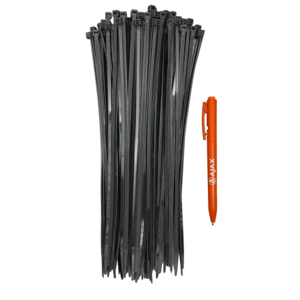 A11036 - Abraçadeira de nylon - 250 X 3,5 mm - preta