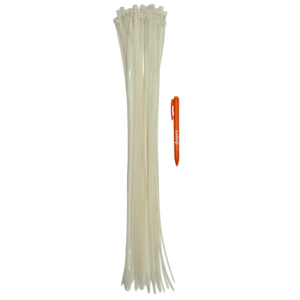 A11049 - Abraçadeira de nylon - 500 X 4,8 mm - branca