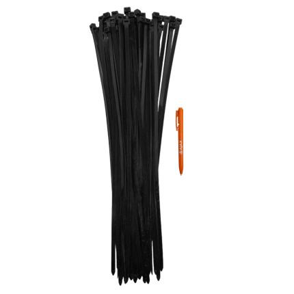 A11052 - Abraçadeira de nylon - 500 X 7,6 mm - preta
