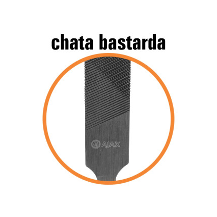 A06501 - Lima chata - bastarda - 6" 