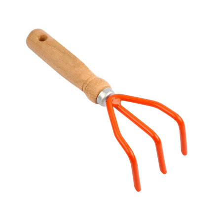 A01051 - Ancinho para jardim - 3 dentes 