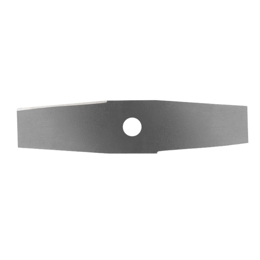 A01130 - Lâmina de aço para roçadeira - 2 pontas - furo de 1" 