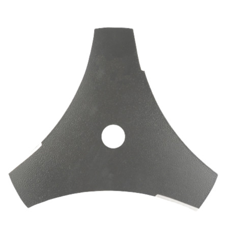 A01132 - Lâmina de aço para roçadeira - 3 pontas - furo 1" 