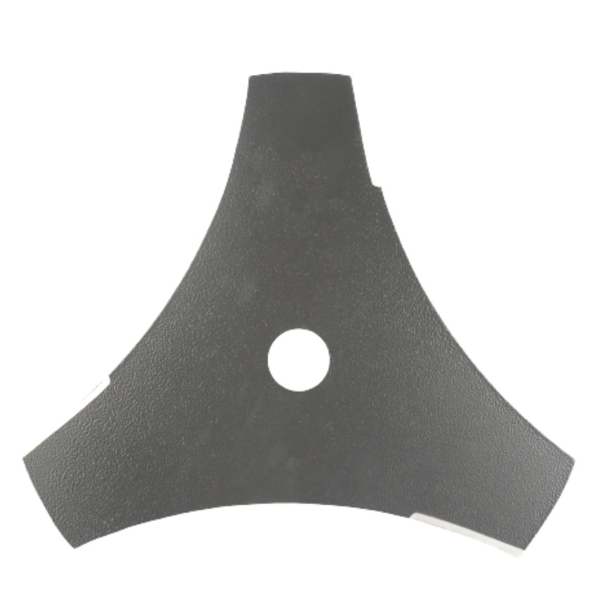 A01132 - Lâmina de aço para roçadeira - 3 pontas - furo 1" 