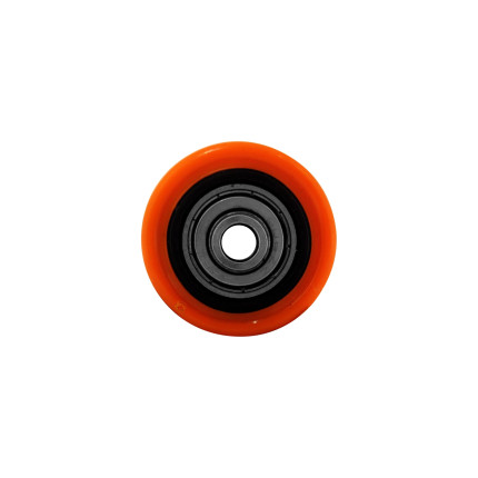 A09110 - Roda de PVC laranja - 1.5/8"