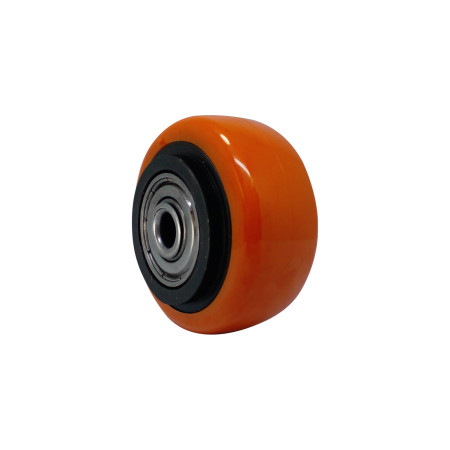 A09120 - Roda de PVC laranja - 2"