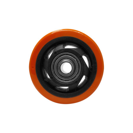A09130 - Roda de PVC laranja - 3" 