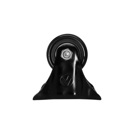 A09410-F - Rodízio de PVC preto - 1.5/8" - fixo