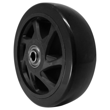A09450 - Roda de PVC preto - 5"