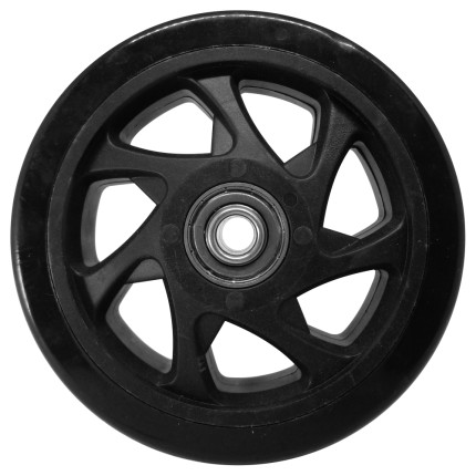 A09450 - Roda de PVC preto - 5"