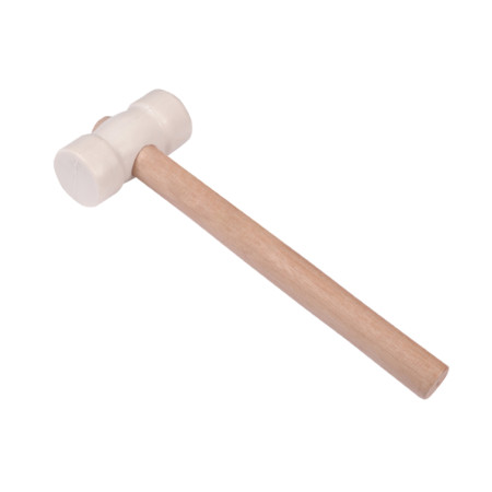 A06068 - Martelo de borracha - branco - 40 mm 