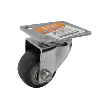 A09210-G - Rodízio de PVC cinza - 1.5/8" - giratório