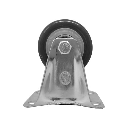 A09220-F - Rodízio de PVC cinza - 2" - fixo