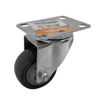 A09220-G - Rodízio de PVC cinza - 2" - giratório