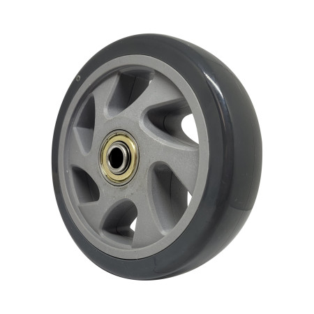 A09250 - Roda de PVC cinza - 5" 