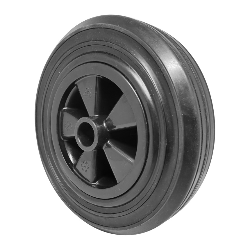 A09582 - Roda para rodízio container plástico - 8" 