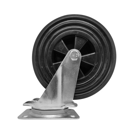 A09582-G - Rodízio para container plástico - 8" - giratório 