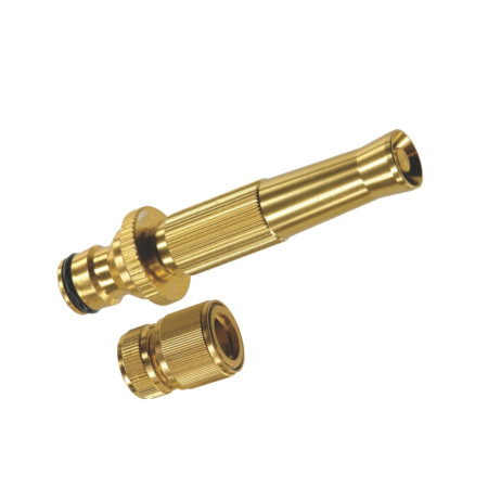 A01047 - Conjunto para mangueira - 2 peças - Alumínio - 1/2"