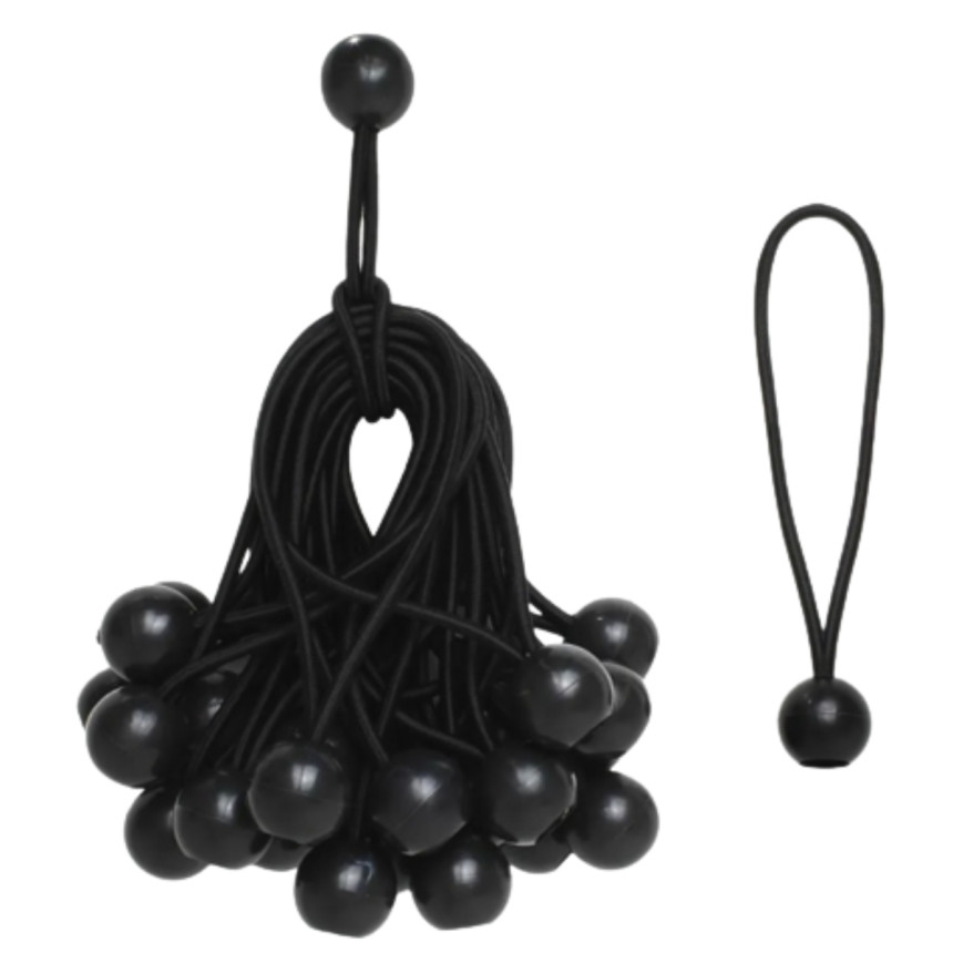 A08000 - Elástico fixador de lona - 9" - esfera 