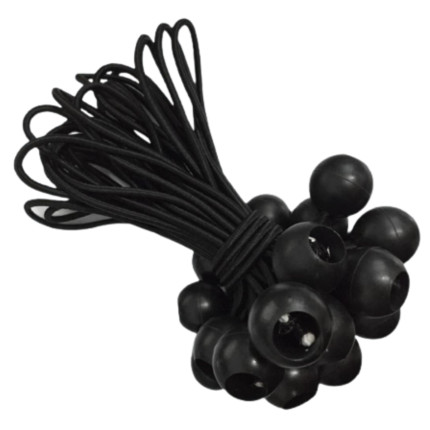 A08000 - Elástico fixador de lona - 9" - esfera 
