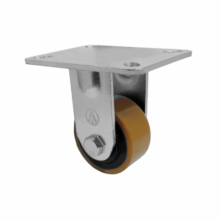 A08534-FI - Rodízio de poliuretano moldado 314 - 3" - fixo