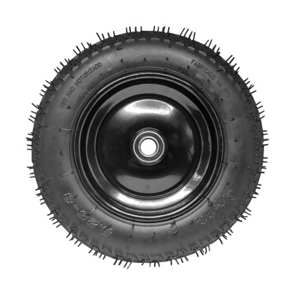 A04430I - Roda Ajax - 3.25-8 - 2 lonas - rolamento esfera - 25 mm