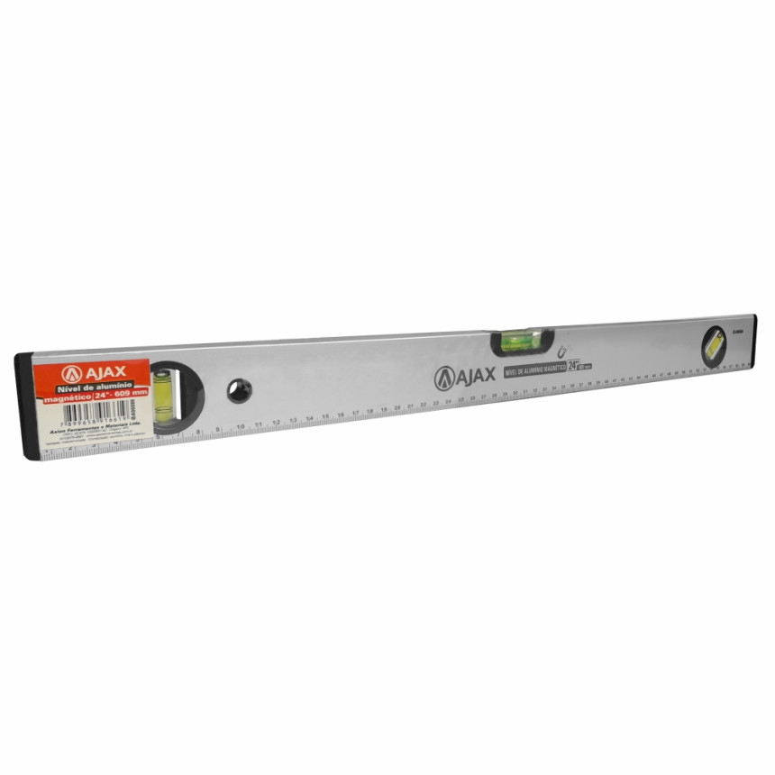 A06086 - Nível de alumínio magnético - 609 mm / 24"