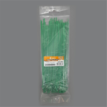 A11082 - Abraçadeira de nylon - 200x2,5 mm - verde