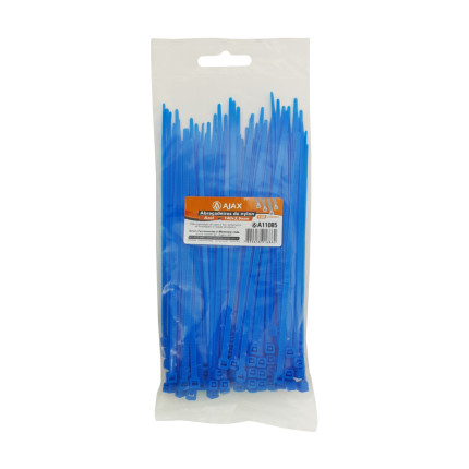 A11085 - Abraçadeira de nylon - 140x3,5 mm - azul