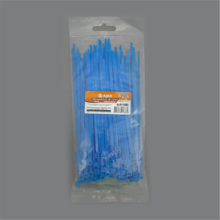 A11085 - Abraçadeira de nylon - 140x3,5 mm - azul