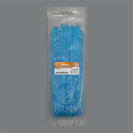 A11086 - Abraçadeira de nylon - 200x2,5 mm - azul