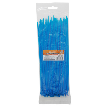 A11086 - Abraçadeira de nylon - 200x2,5 mm - azul